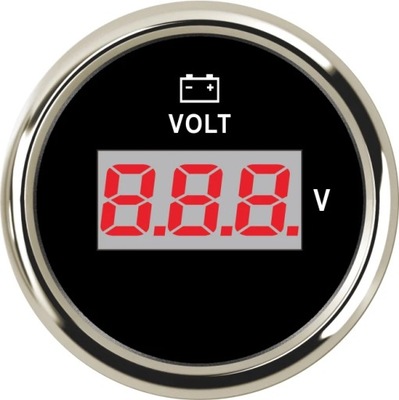 52MM Gauge Voltmeter 8-32V Marine Volt Meter