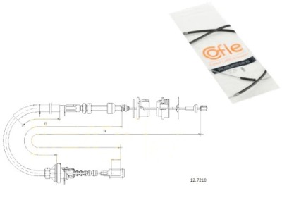 Cofle трос зчеплення fiat ducato 2.5 tdi панорама/ фото №1