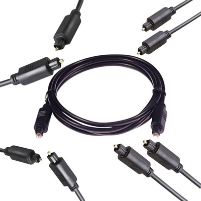 Kabel optyczny Libox Toslink 3m LB0029 4 mm Czarny