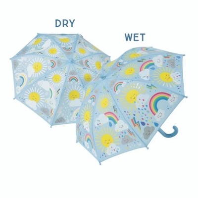 Słoneczko i chmurki parasolka zmieniająca kolory