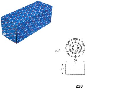 Ролик натягувача ремінь розподільного валу japko фото №1