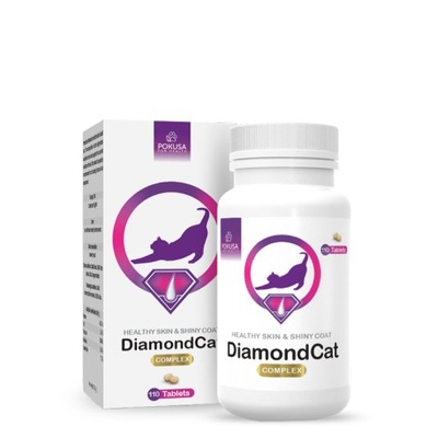 Pokusa DiamondCoat Cat 110 tabl sierść kot