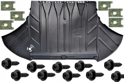 Audi a8 d3 2002-2010 защита двигателя клипсы фото №1