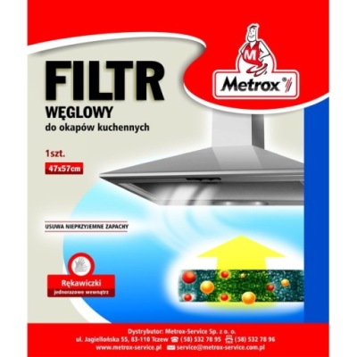 Uhlíkový filter pre odsávače pár
