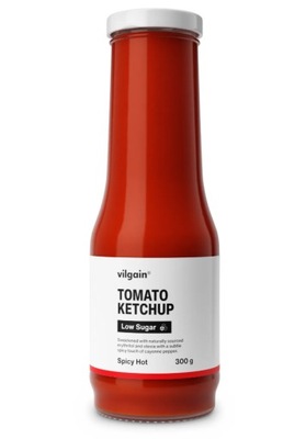 Ketchup pikantny słodzony stewią, niskokaloryczny, 300 g Vilgain