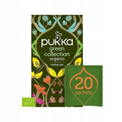 Herbata Organiczna Pukka Green Collection 20 sztuk