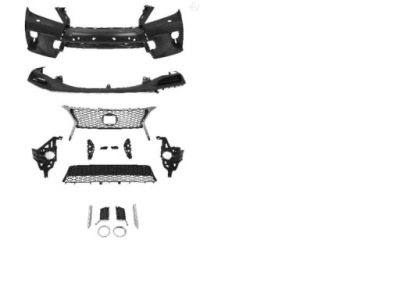 Lexus rx f-sport 12-15 бампер перед kompletny + решётка радиатора + спойлер решётки фото №1