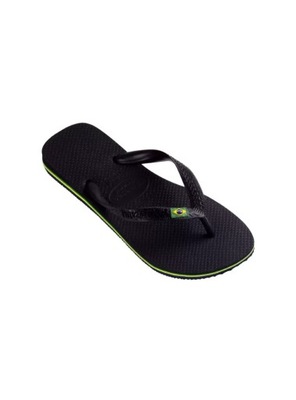 HAVAIANAS CZARNE JAPONKI Z LOGO MĘSKIE 43/44 1ŻLA