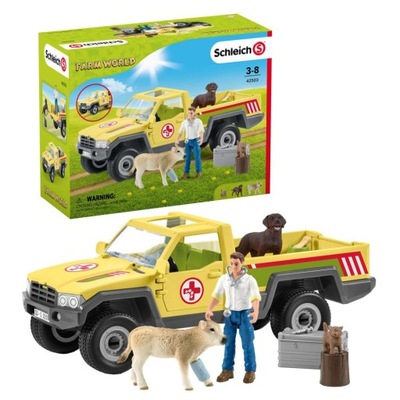 SCHLEICH Samochód weterynarza na farmie 42503