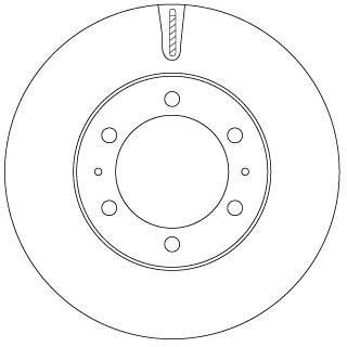 2X ДИСК ГАЛЬМІВНИЙ TOYOTA ПЕРЕД HILUX 2,5-3,0 D-4D 4WD 08- DF7827S