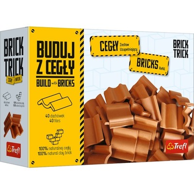 Trefl Buduj z Cegły - Dachówki 40 szt. Brick Trick