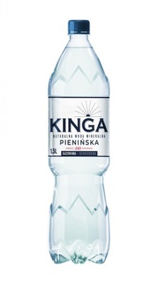 Woda mineralna KINGA PIENIŃSKA gazowana 1,5l 6szt