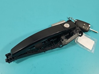 Ручка перед левая наружная opel mokka a 13576845 чёрный, z22c фото №1