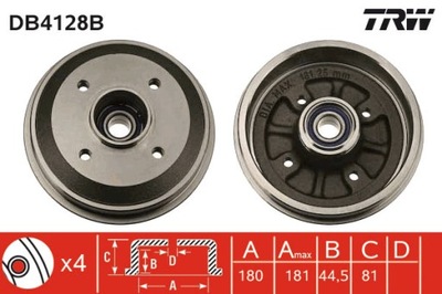 BŪGNINIAI STABDŽIAI STABDŽIŲ DB4128B 