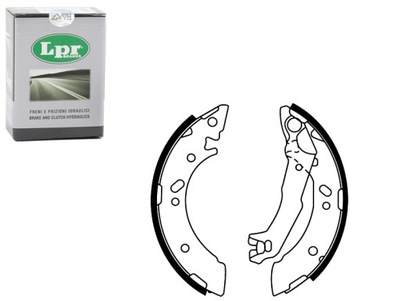 Тормозные колодки тормозные hyundai atos 1.0/1.1 02.98-12.08 фото №1