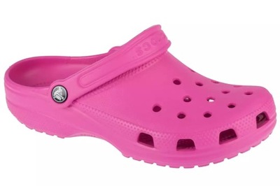 Damskie Klapki Crocs Classic 10001-6UB różowe r. 38/39