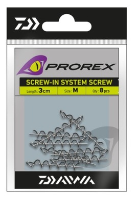 Wkręt do przynęt Daiwa Prorex Screw-In - 3cm 8szt.