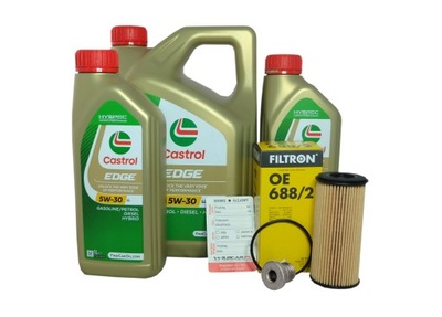 FILTRO + ACEITE 5W30 VW PASSAT B8 1.8 2.0 TSI 15-  