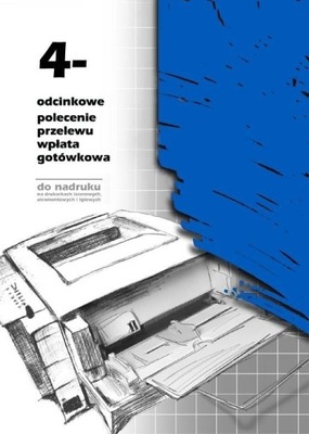 POLECENIE PRZELEWU - WPŁATA GOTÓWKOWA DO NADRUKU