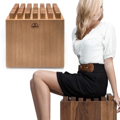 Krzesło z masażem NOHrD HedgeHock Oak Dąb - wygoda i relaks