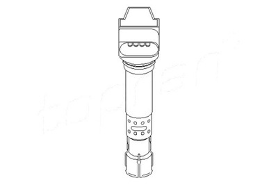 TOPRAN BOBINA DE ENCENDIDO VW 1,4 1,6 GOLF IV V VI TOP  