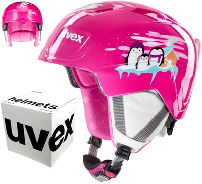 Kask narciarski dziecięcy UVEX MANIC 46-50cm pink