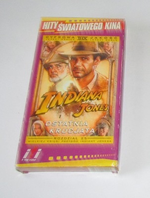 Kaseta wideo Indiana Jones i Ostatnia krucjata VHS Harrison Ford video THX