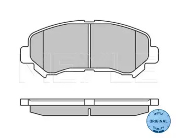 КОЛОДКИ ТОРМОЗНЫЕ RENAULT NISSAN MEYLE