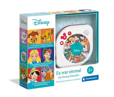 Rozprávač rozprávok Disney Clementoni 59288 nemecký jazyk