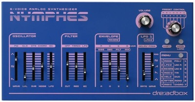 Dreadbox Nymphes analogowy syntezator 6 voice