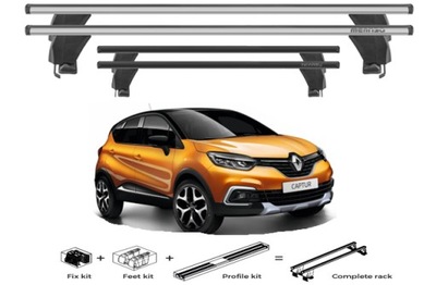 MALETERO DE TECHO ALUMINIO RENAULT CAPTUR MODELO PRODUKOWANY DE 2017>2019  