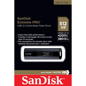 SanDisk EXTREME PRO 512 GB USB 3.2 420 MB/s