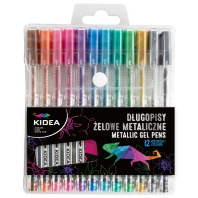 Długopis żelowy wielokolorowy Kidea