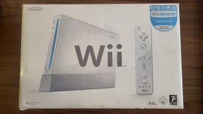 Konsola Nintendo Wii / w pudełku / biała