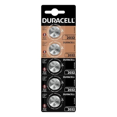 Bateria litowa, CR2032, Duracell, blistr, 5-pack, 42444