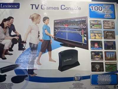 KONSOLA LEXIBOOK TV GAME CONSOLE 100 GIER