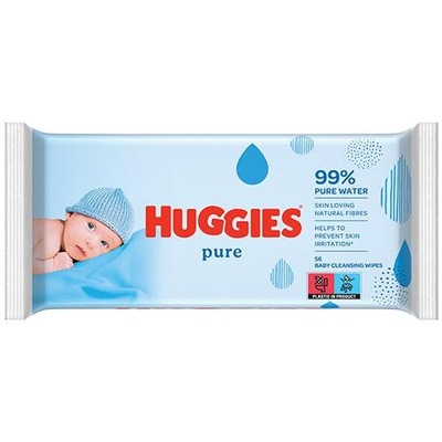 HUGGIES Pure Chusteczki nawilżane - 56szt.