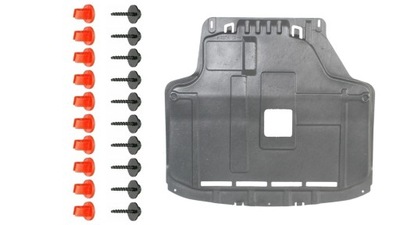 Защита двигателя + клипсы ford fiesta mk7 08-13 фото №1