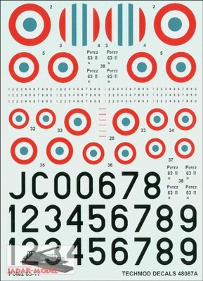 Techmod 48087 1/48 Potez 63-11