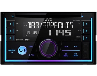 Radio JVC KW-DB93BT 2-Din DAB+ USB AUX CD BT