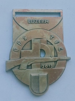 MEDAL SZWAJCARIA - KARABIN 2012 - LUZERN - S26