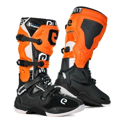 ELEVEIT CALZADO CROSS/ENDURO X-LEGEND BLACK/ORANGE/WHITE COLOR NEGRO  