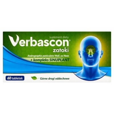 Verbascon zatoki, 60 tabletek