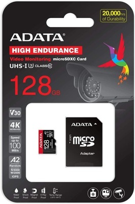 ADATA ADATA AUSDX128GUI3V30SHA2-RA1 Karta pamięci 128 GB, MicroSDXC, pamięć