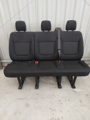 Trafic iii vivaro b nv300 сидіння сидіння лавка ii ряд ремені фото №1