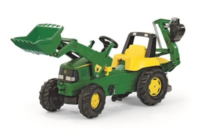 Traktor Rolly Toys Na Pedały Rolly Toys John Deere z Koparką