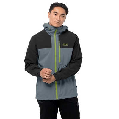 Kurtka górska męska Jack Wolfskin GO HIKE JACKET storm grey XXL