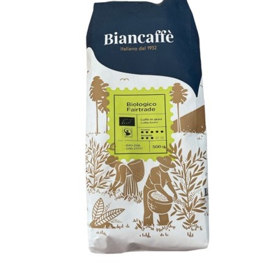 Kawa ziarnista włoska Biancaffe Bio Fairtrade 500g ECO ekologiczna ARABICA