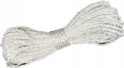 Sznurek na pranie bieliznę sznur linka do bielizny kręcony 20m 3mm