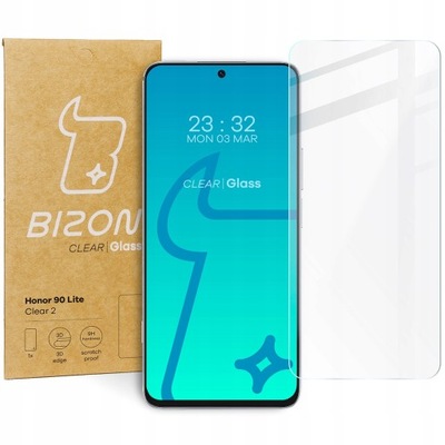 Szkło hartowane ochronne na ekran Bizon do Honor 90 Lite, szybka